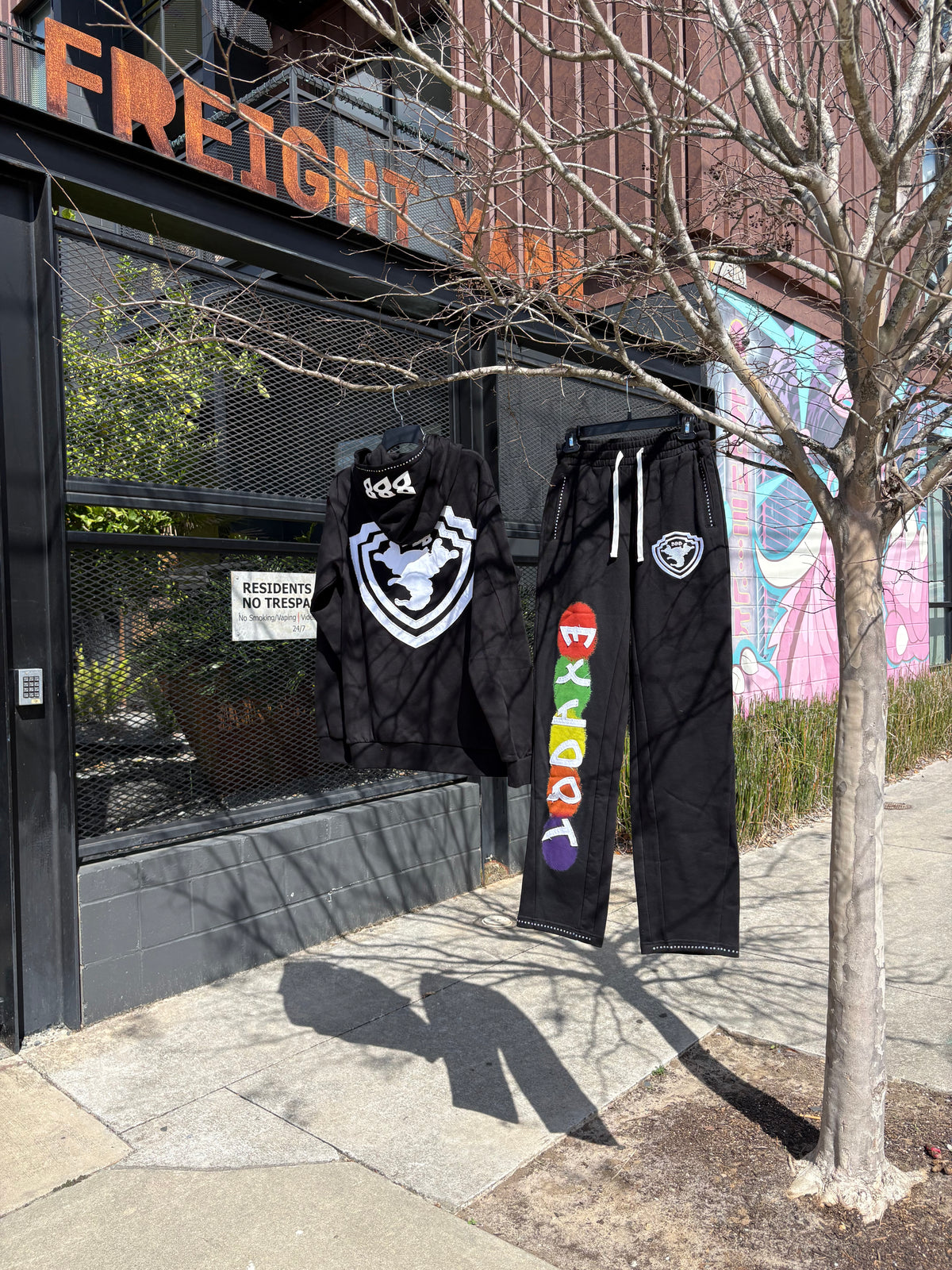 Velour Noir Hoodie (2XL)